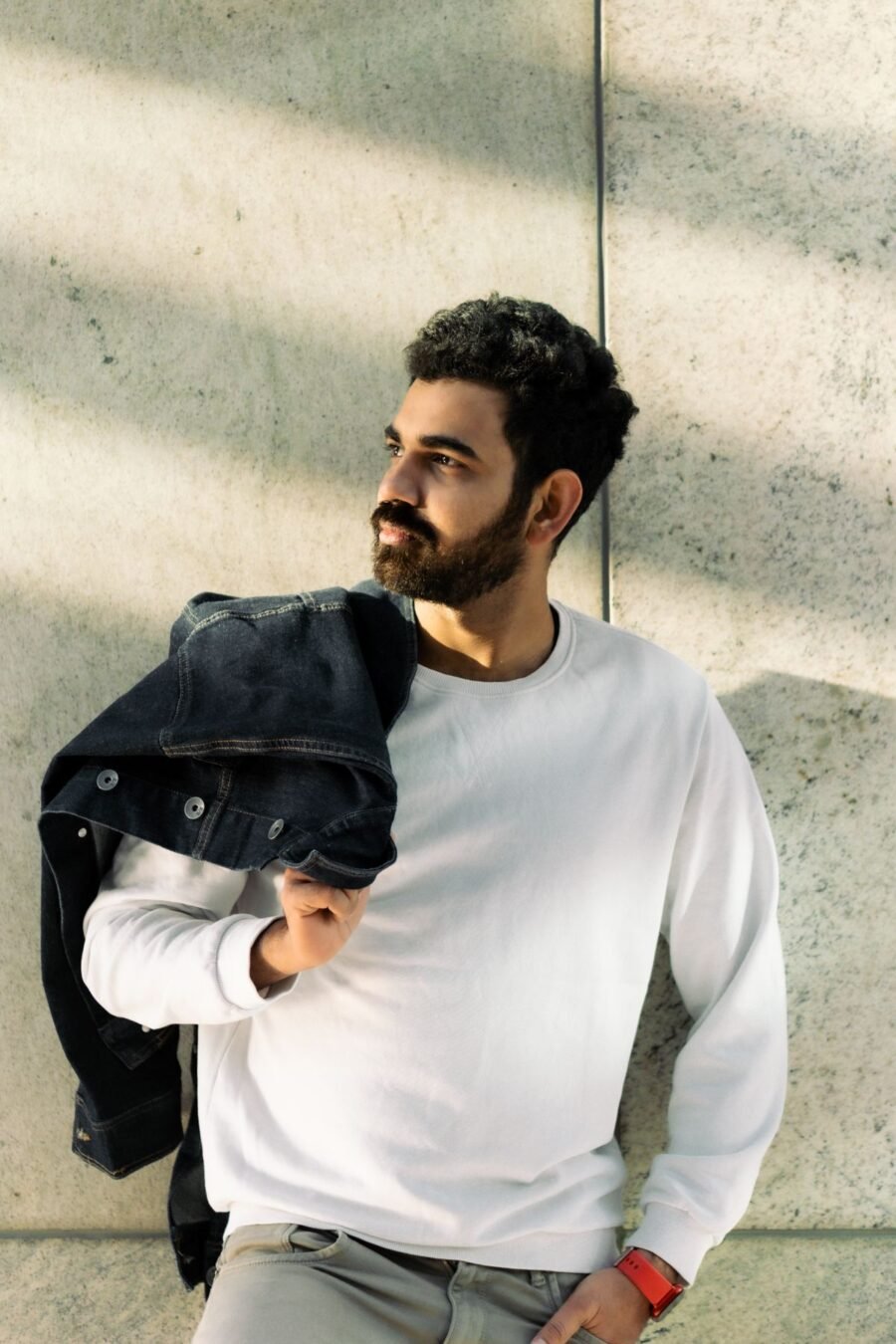 Clean White Sweatshirt